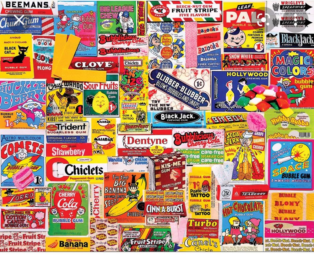 I Love Gum. Blk Box - White Mountain Puzzles puzzle collectible [Barcode 724819264445] - Main Image 2
