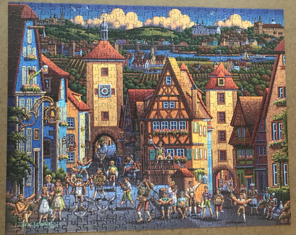 Rothenburg Ob Der Tauber - Keep - Dowdle puzzle collectible [Barcode 671095004695] - Main Image 2