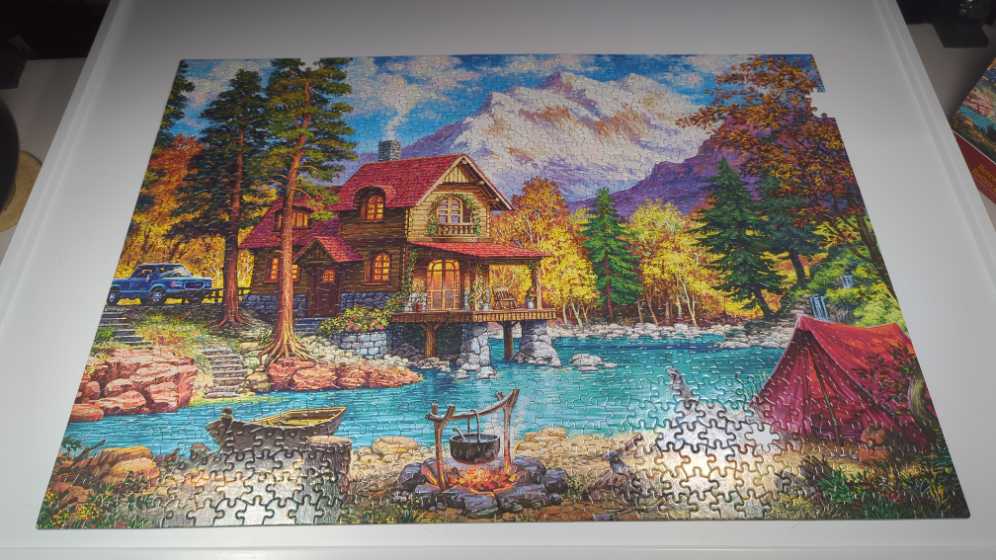 Weekend Retreat -  Ceaco puzzle collectible [Barcode 021081310253] - Main Image 2