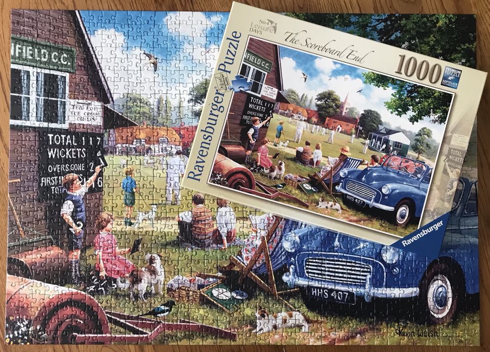 The Scoreboard End (verkocht) - Ravensburger puzzle collectible [Barcode 4005556164851] - Main Image 3