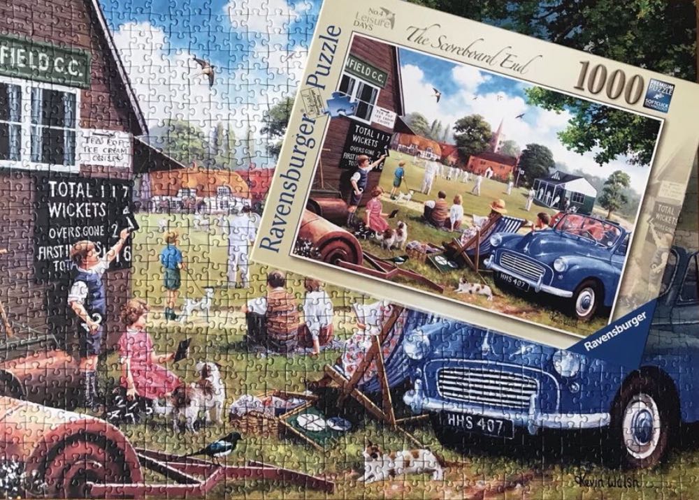 The Scoreboard End (verkocht) - Ravensburger puzzle collectible [Barcode 4005556164851] - Main Image 4