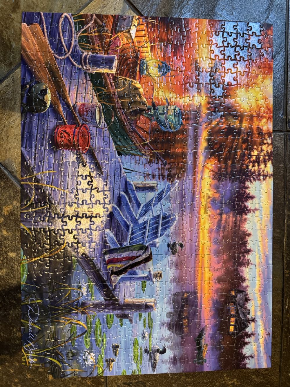 Morning Magic - Buffalo puzzle collectible [Barcode 079346037476] - Main Image 3