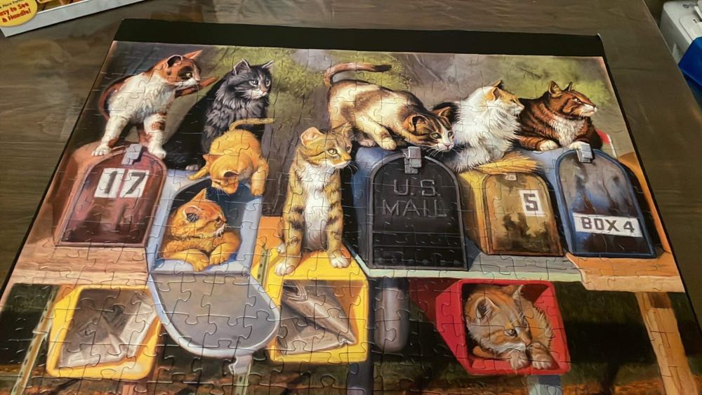 Cat’s Got Mail - Ravensburger puzzle collectible - Main Image 2