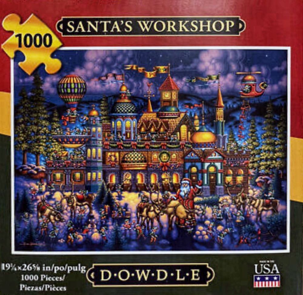 Santa’s Workshop - Dowdle puzzle collectible [Barcode 671095102667] - Main Image 2