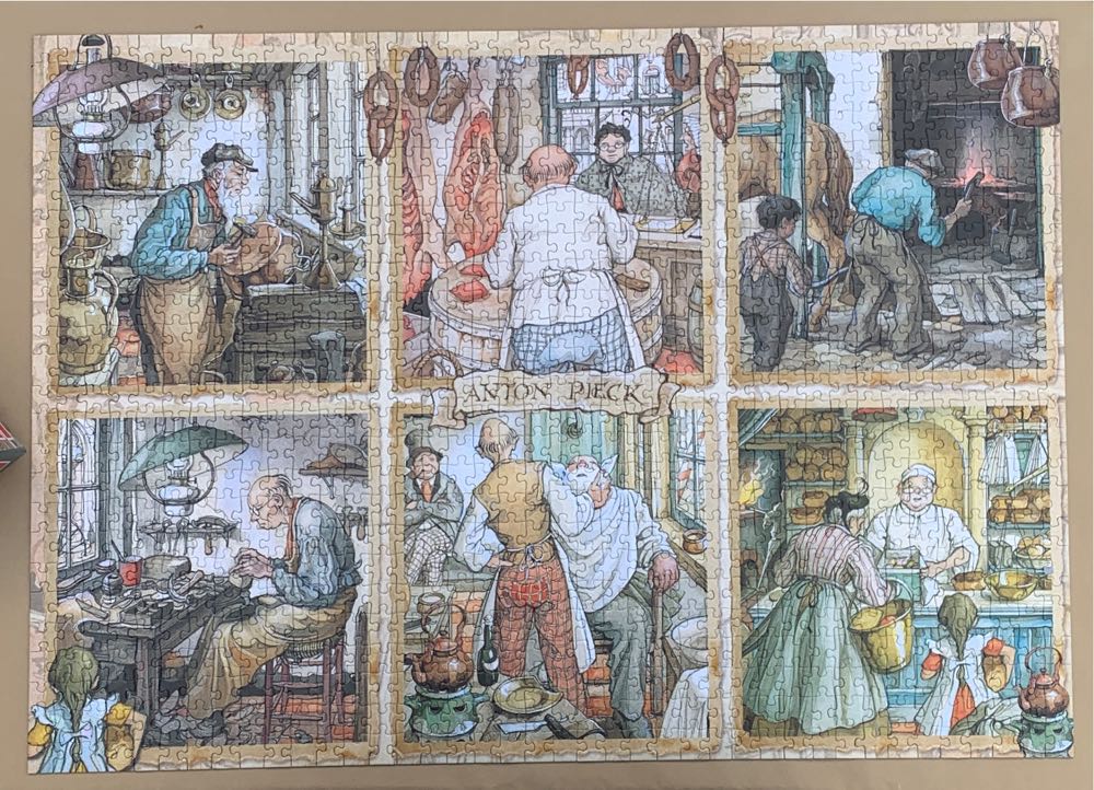 Anton Pieck Craftmanship - Jumbo puzzle collectible [Barcode 8710126188170] - Main Image 2