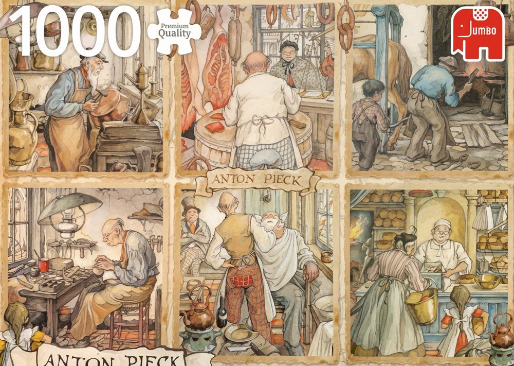 Anton Pieck Craftmanship - Jumbo puzzle collectible [Barcode 8710126188170] - Main Image 3