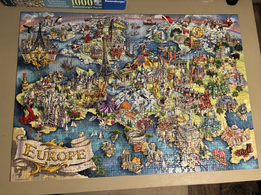 European Wonders  - Ravensburger puzzle collectible [Barcode 4005556197170] - Main Image 2