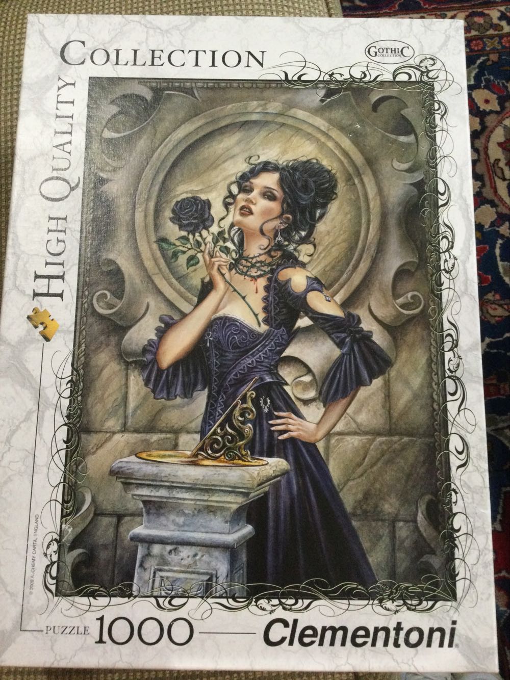 Black Rose-SOLD - Clementoni puzzle collectible [Barcode 8005125391103] - Main Image 2