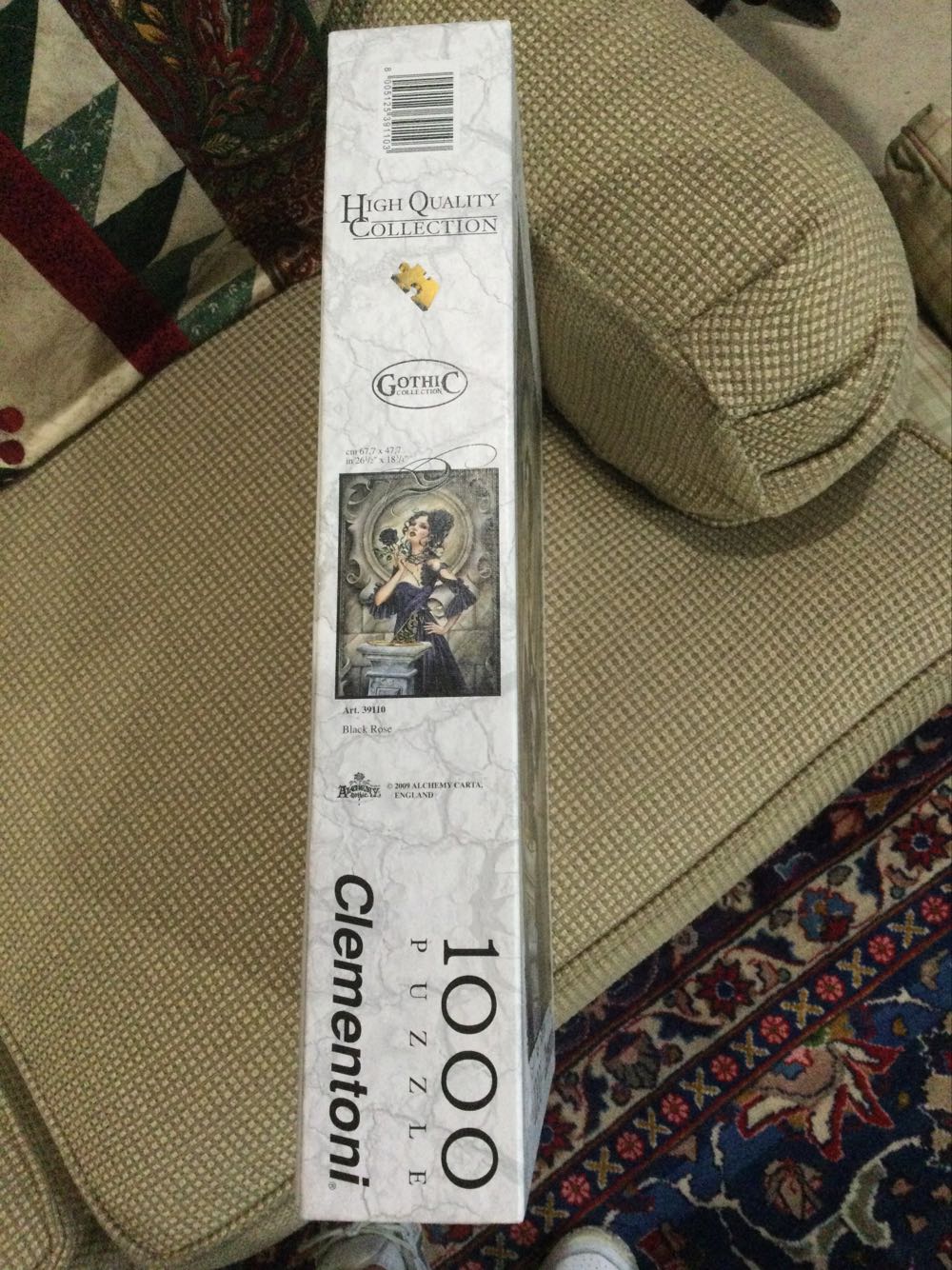 Black Rose-SOLD - Clementoni puzzle collectible [Barcode 8005125391103] - Main Image 3