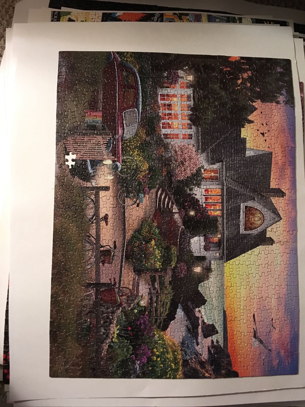 Seaside Hill By David Maclean -  Ceaco puzzle collectible [Barcode 021081290944] - Main Image 2