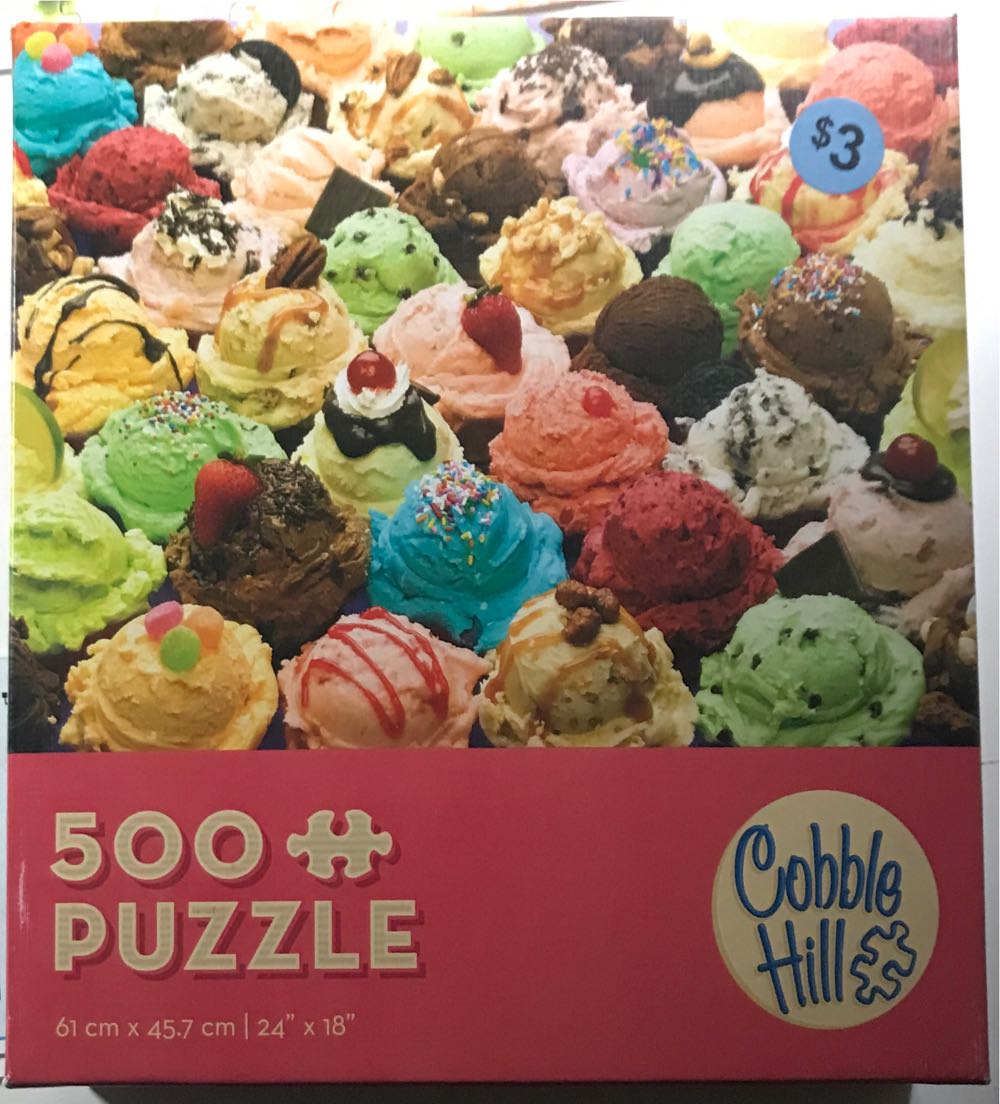 More Ice Cream Please - Cobble Hill puzzle collectible [Barcode 625012571401] - Main Image 2