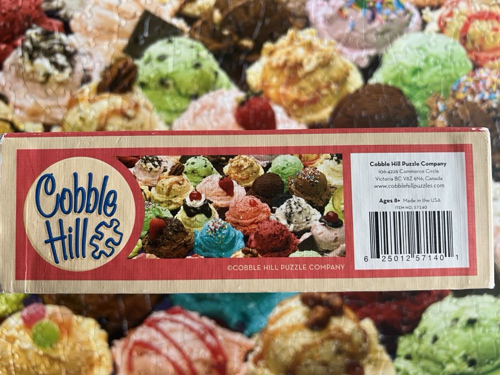 More Ice Cream Please - Cobble Hill puzzle collectible [Barcode 625012571401] - Main Image 3