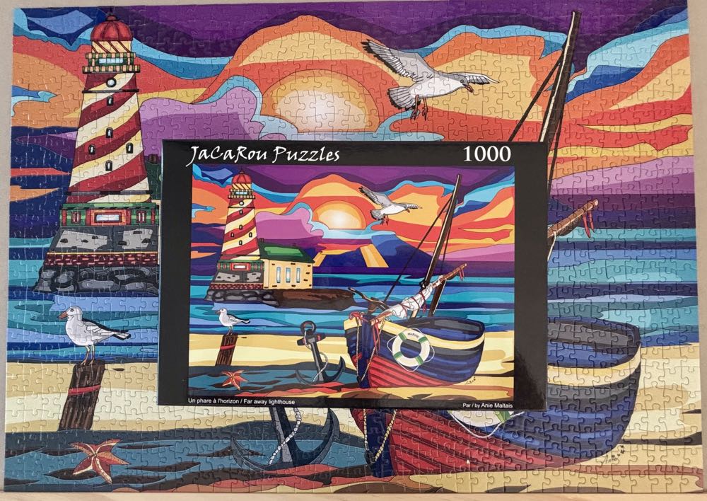 Far Away Lighthouse- GONE - JaCaRou puzzle collectible [Barcode 034966226907] - Main Image 3