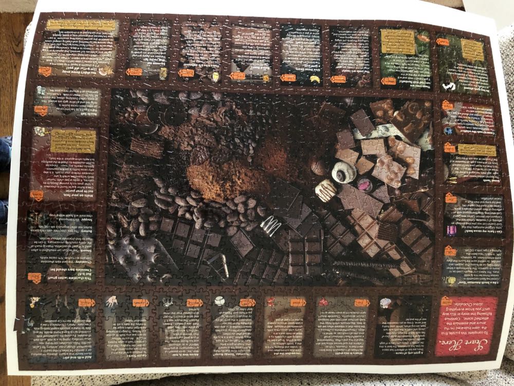 All About... Chocolate Puzzle Cafe Series 1000-pc. - Buffalo Games puzzle collectible [Barcode 079346007837] - Main Image 2