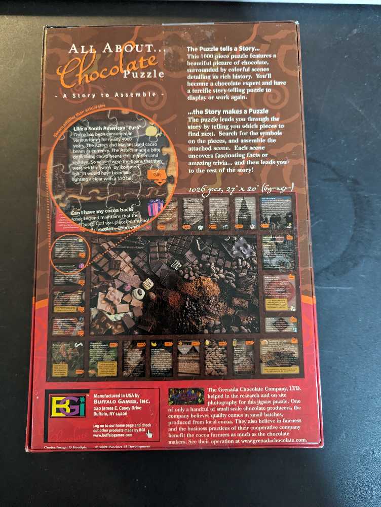 All About... Chocolate Puzzle Cafe Series 1000-pc. - Buffalo Games puzzle collectible [Barcode 079346007837] - Main Image 3