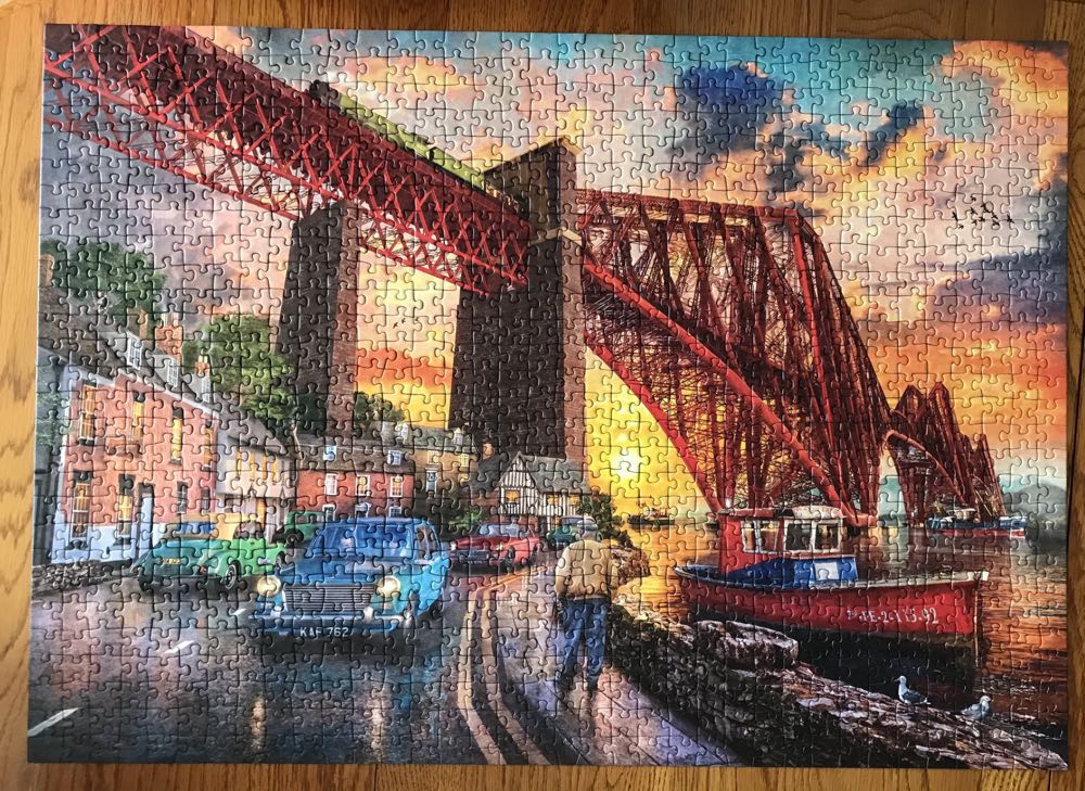 Forth Bridge At Sunset - Ravensburger puzzle collectible [Barcode 4005556167661] - Main Image 2