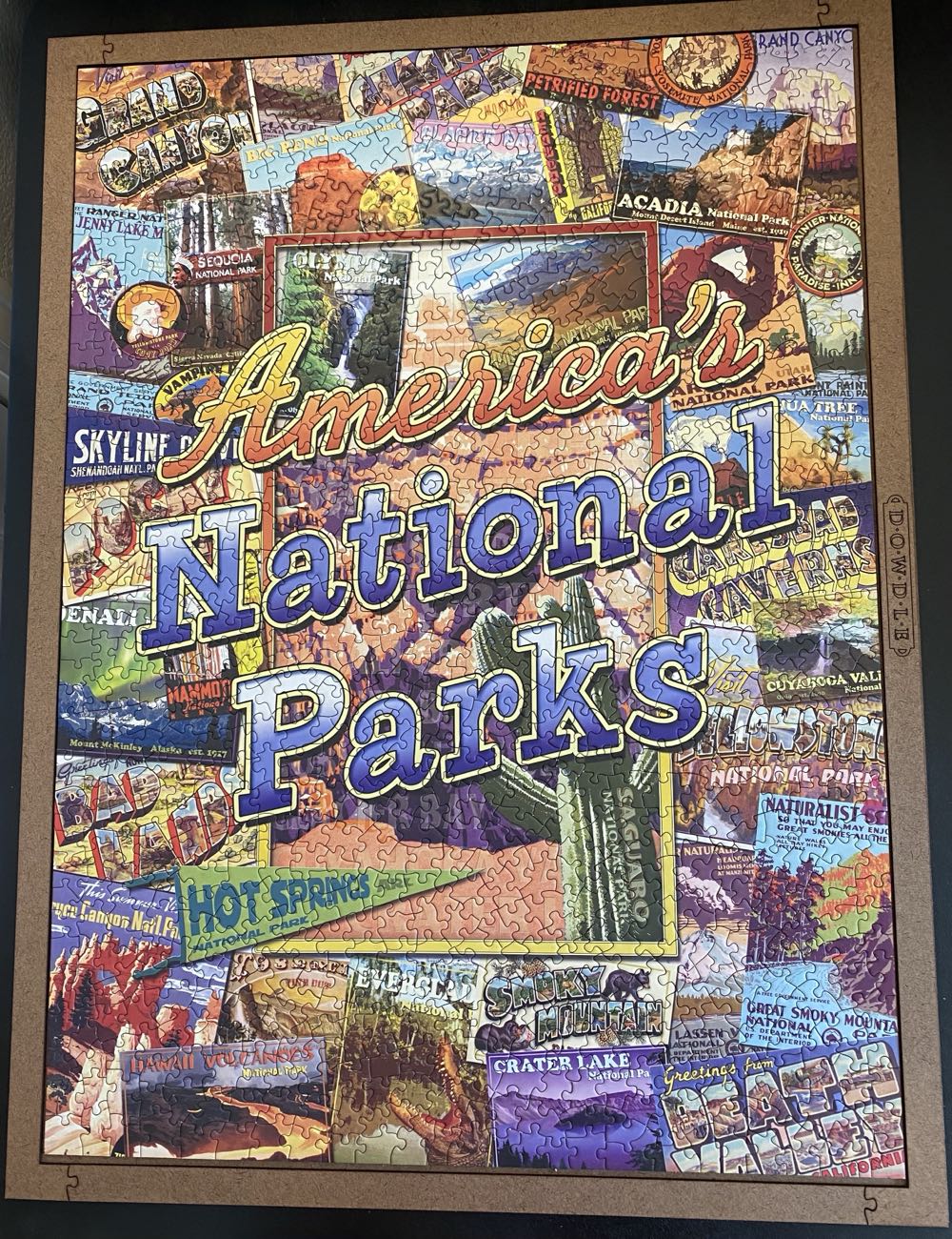 Masterpieces Collector Suitcase Piece Puzzle National Parks - Master Pieces Jigsaw Puzzles puzzle collectible [Barcode 705988711329] - Main Image 2