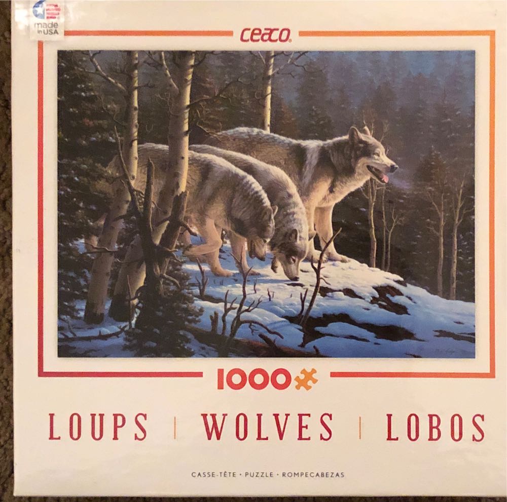 Ceaco~wolves Loups Lobos ~ Piece 27” X 20” # 12 2016  puzzle collectible [Barcode 021081330022] - Main Image 2