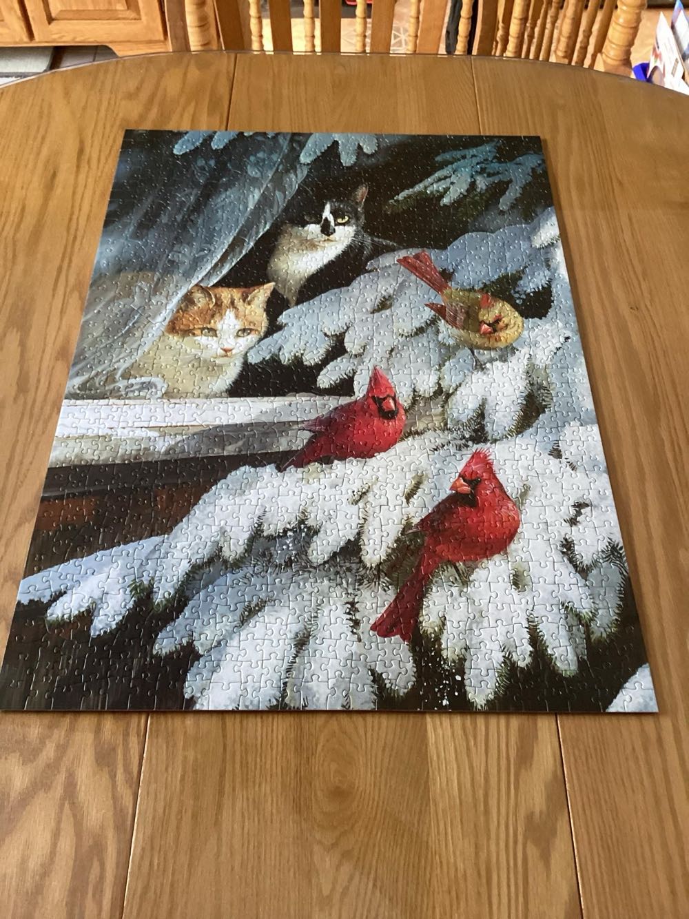 Bird Watchers - Cobble Hill puzzle collectible [Barcode 625012800730] - Main Image 3