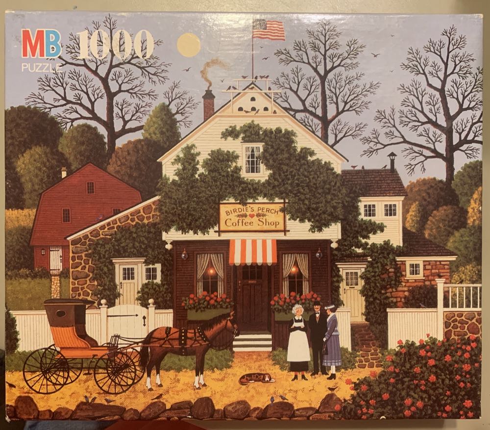 Birdies Perch Coffee Shop - MB Puzzle puzzle collectible [Barcode 032244046797] - Main Image 4