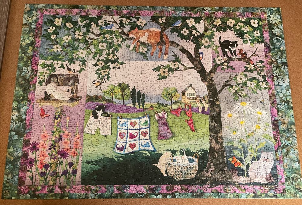 Wind in the Whiskers - Cobble Hill puzzle collectible [Barcode 625012802314] - Main Image 2