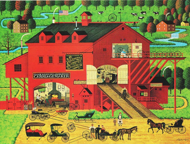 Buggy Barn (NIB) From Nannie 🐝 - Milton Bradley puzzle collectible [Barcode 032244046797] - Main Image 2