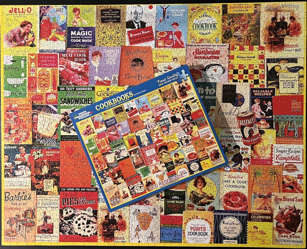 Cookbooks-428, 7/1/23**-SOLD - White Mountain 🇺🇸 puzzle collectible [Barcode 724819256075] - Main Image 4