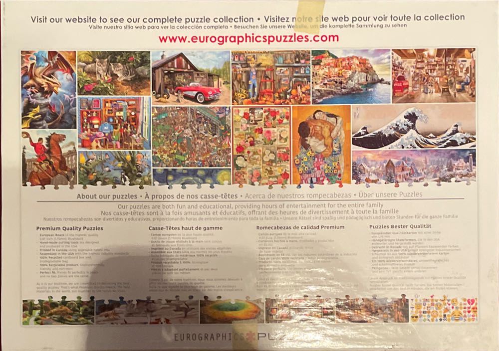 Illustrated Periodic Table Of The Elements - Eurographics puzzle collectible [Barcode 628136602587] - Main Image 2