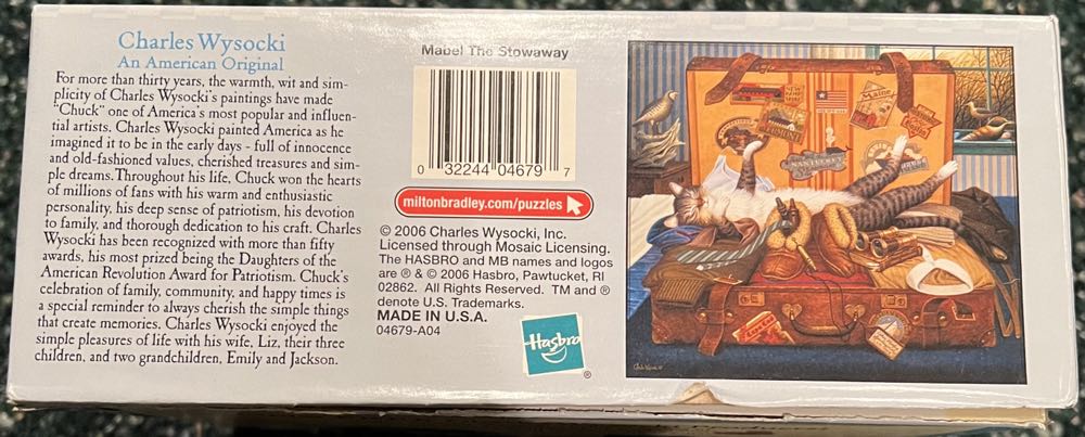 Mabel The Stowaway-SOLD - Milton Bradley puzzle collectible [Barcode 032244046797] - Main Image 3