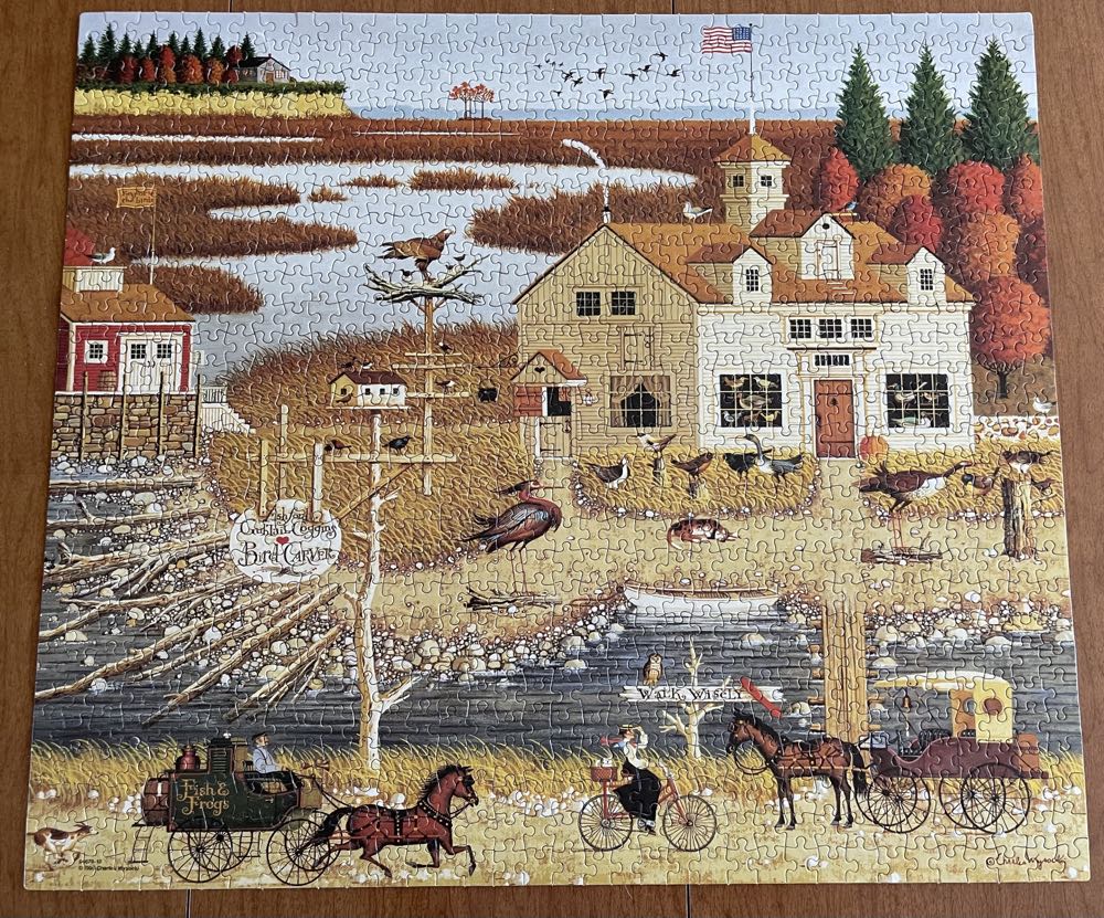 Birds Of A Feather - Milton Bradley puzzle collectible [Barcode 032244046797] - Main Image 2