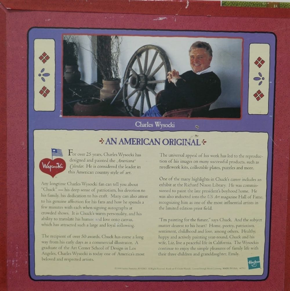 Amish Friends (NIB) From Nannie 🐝 - Milton Bradley puzzle collectible [Barcode 032244046797] - Main Image 3