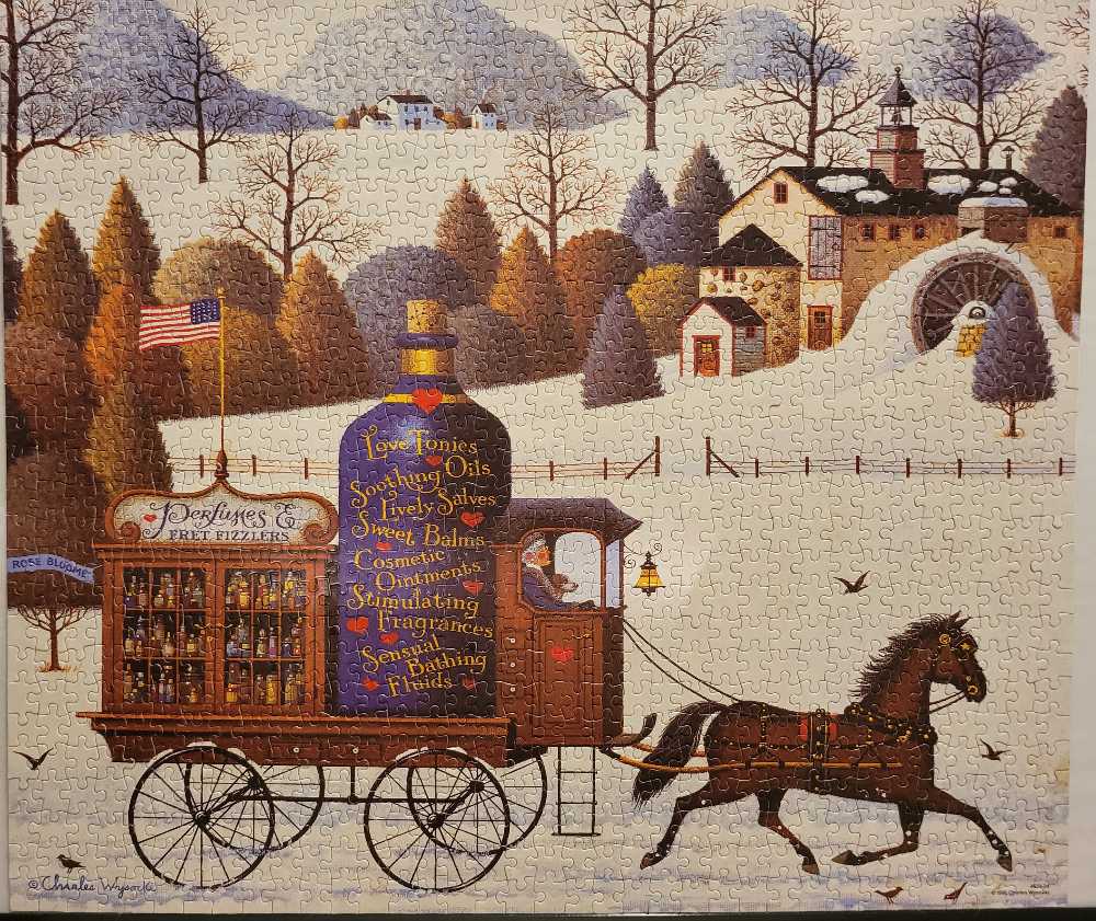 Winter Bouquet - MB Puzzle puzzle collectible [Barcode 032244046797] - Main Image 2