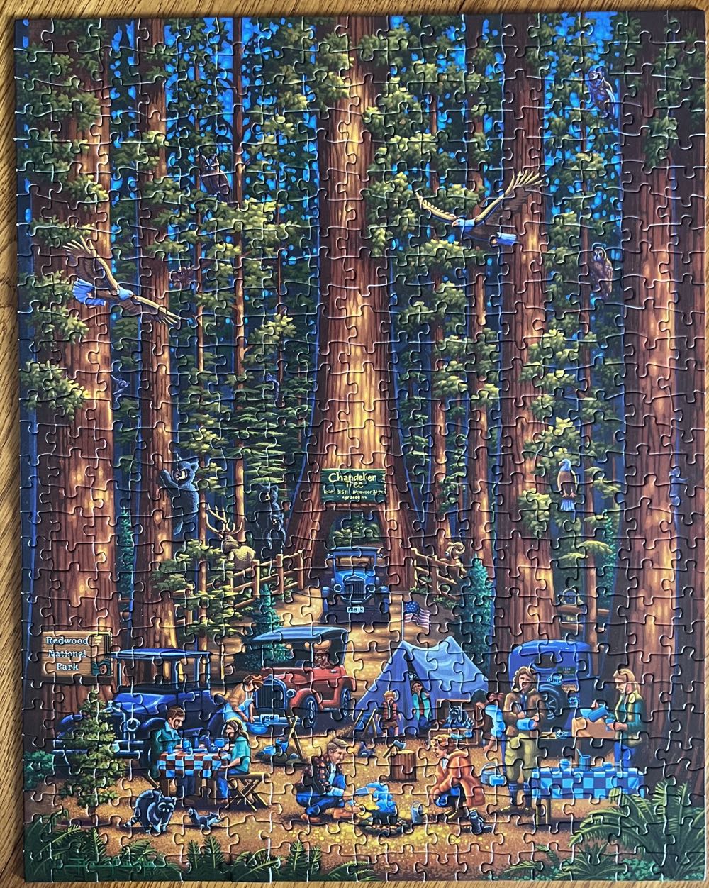 Redwood - Dowdle Folk Art puzzle collectible - Main Image 2