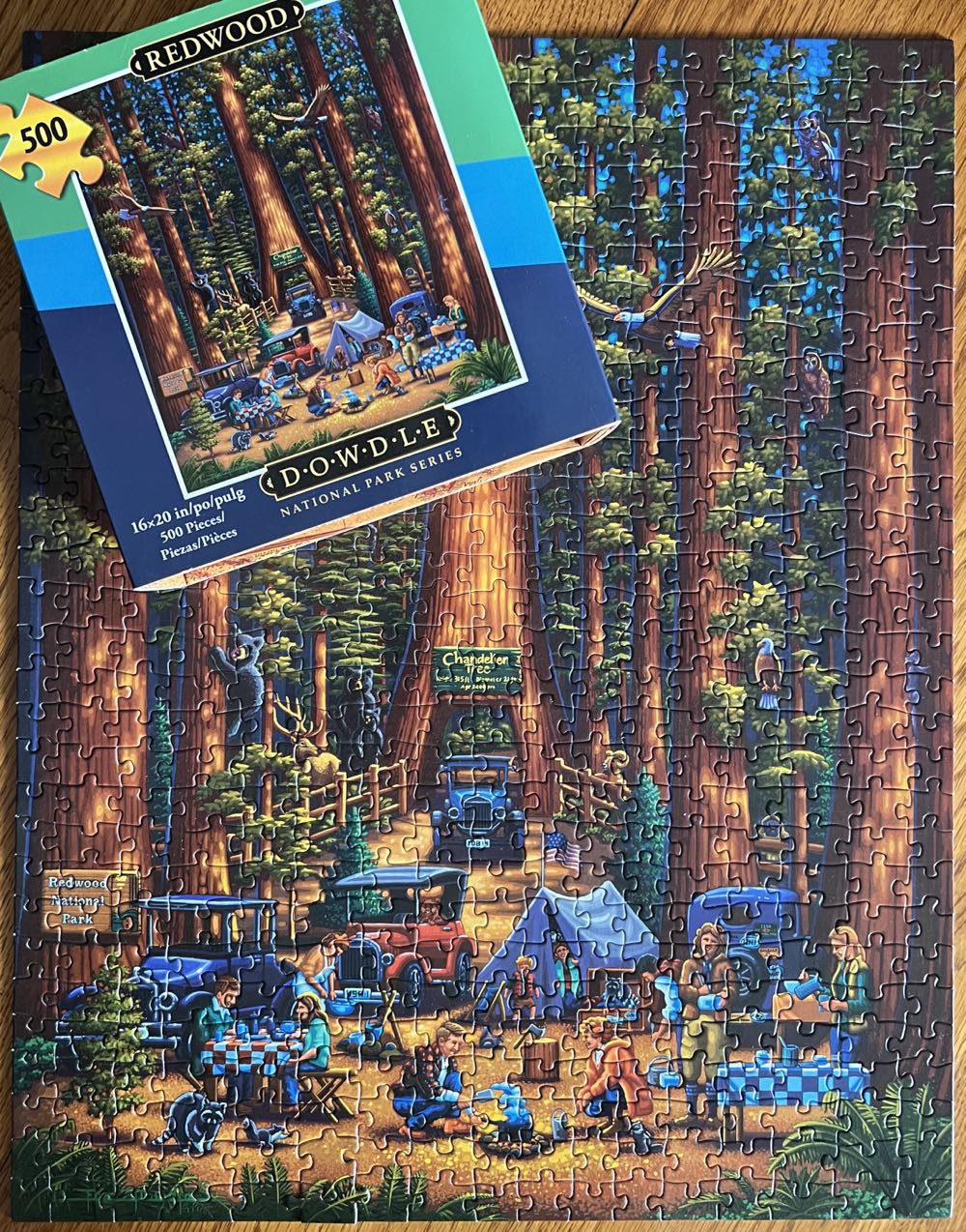 Redwood - Dowdle Folk Art puzzle collectible - Main Image 3