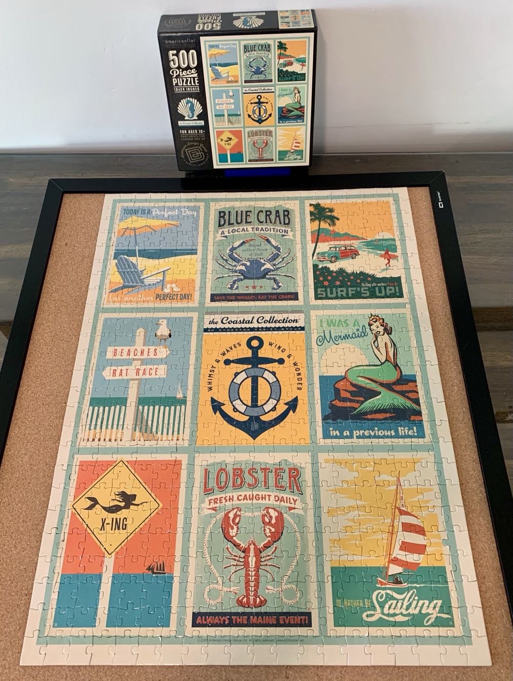 The Coastal Collection- TRAVELING PUZZLE - Americanflat puzzle collectible - Main Image 3