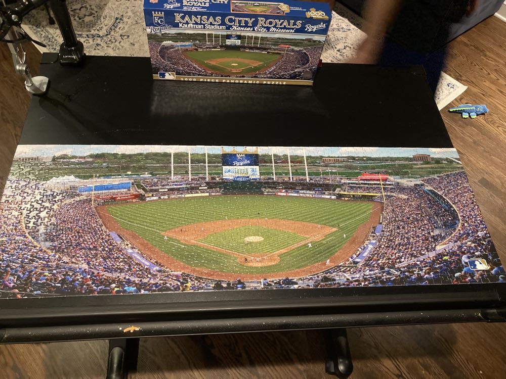 Kansas City Royals Stadium Panoramic Puzzle  puzzle collectible [Barcode 705988913488] - Main Image 2