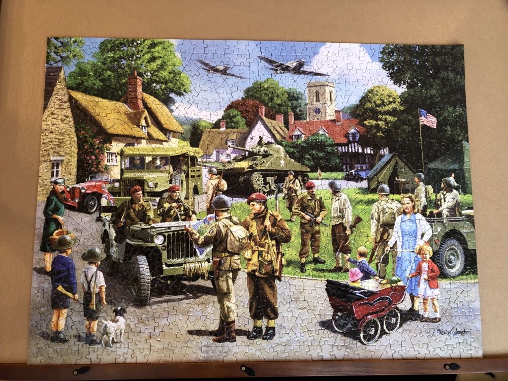 D Day Preparations - Bits And Pieces puzzle collectible [Barcode 192949051332] - Main Image 2