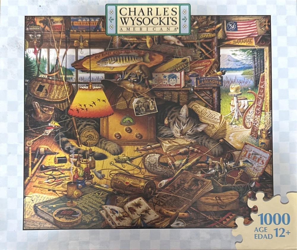 Max In The Adirondacks - Milton Bradley puzzle collectible [Barcode 032244046797] - Main Image 2