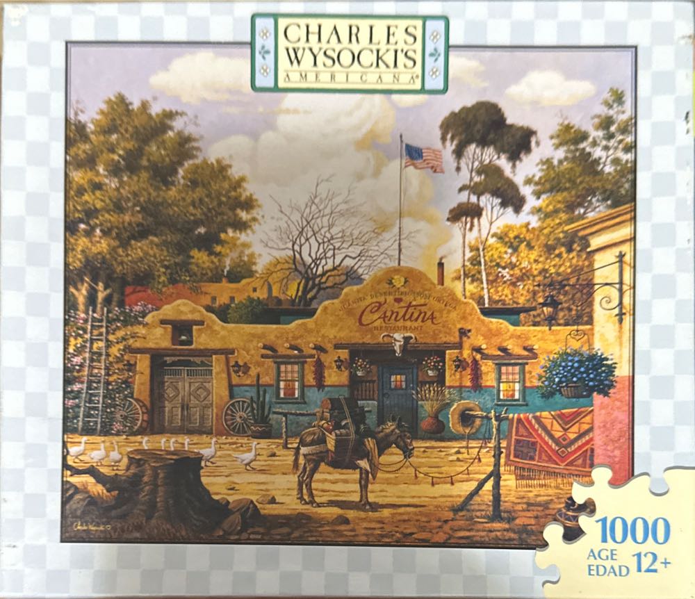 Sunday Morning Stroll - Milton Bradley puzzle collectible [Barcode 032244046797] - Main Image 2