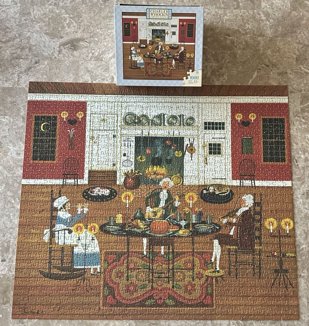 Thanksgiving Dinner Music - MB Puzzle puzzle collectible [Barcode 032244046797] - Main Image 2