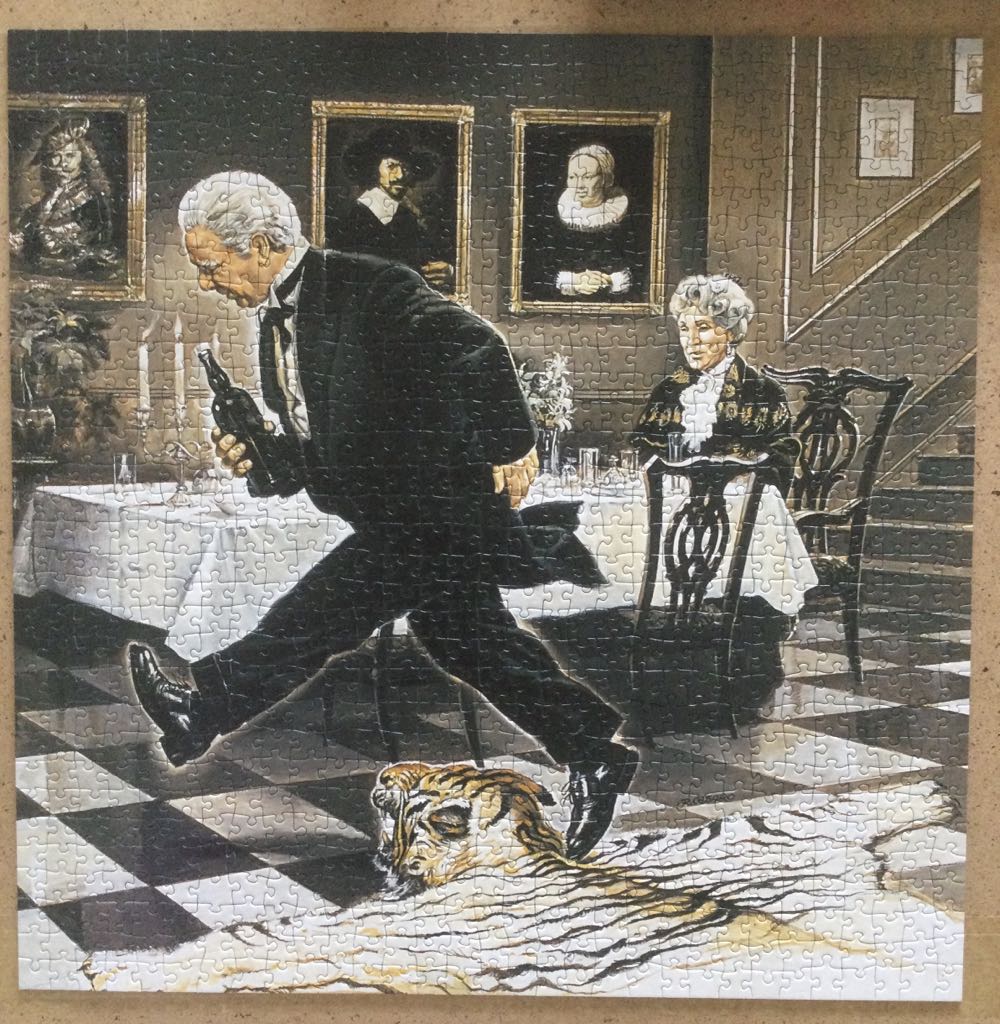 Dinner for One - Schmidt puzzle collectible [Barcode 4001504572938] - Main Image 2