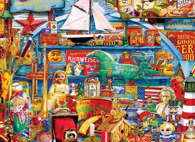 Flashbacks - Antiques & Collectibles - MasterPieces puzzle collectible [Barcode 705988720376] - Main Image 2