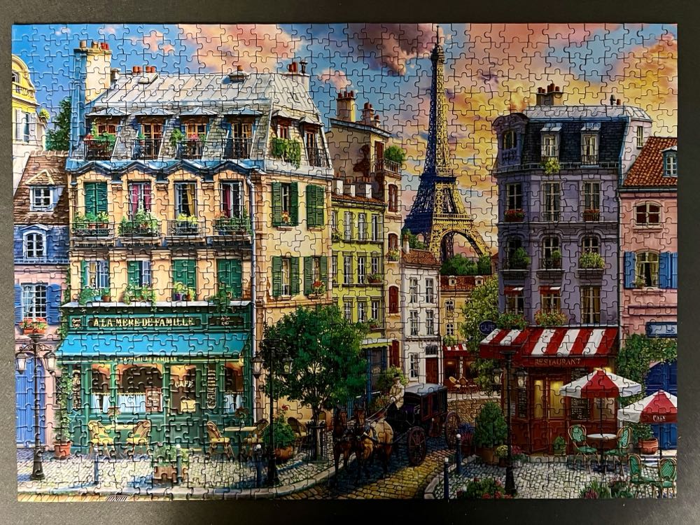 Paris Streets - MasterPieces puzzle collectible [Barcode 705988721199] - Main Image 2