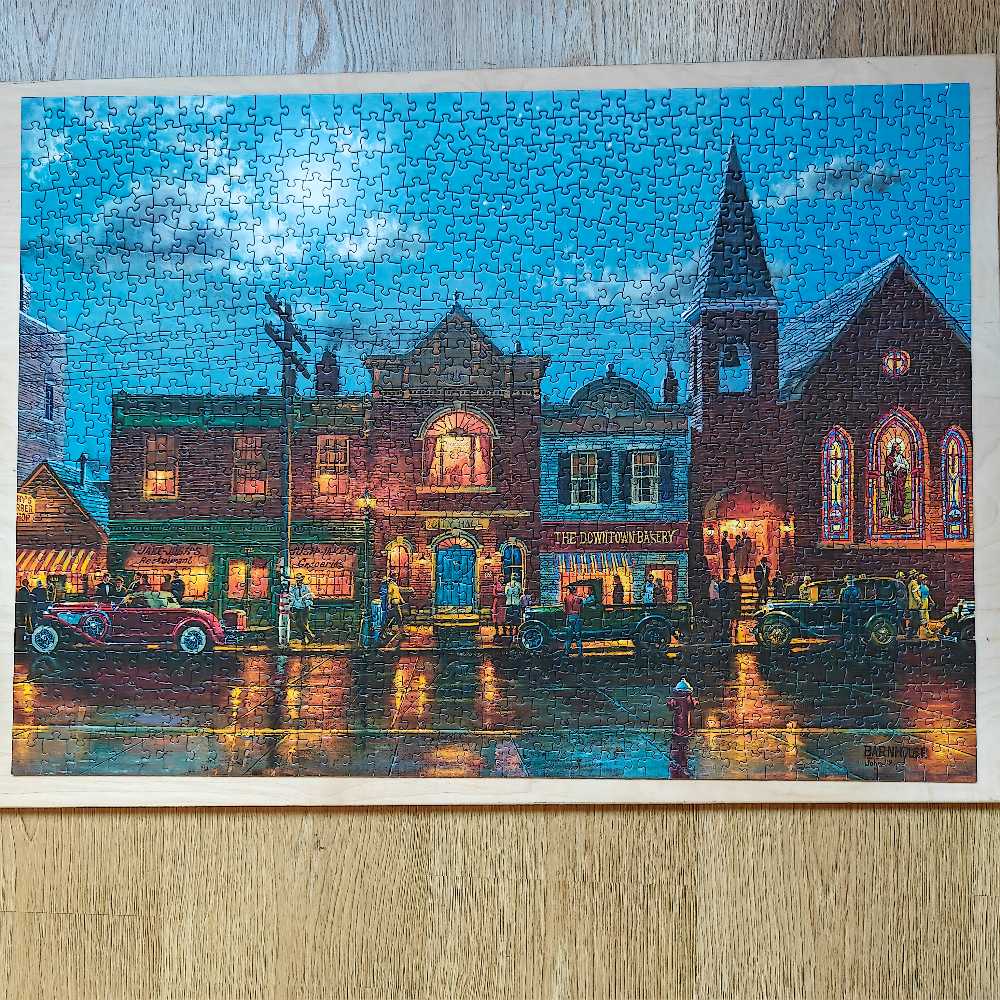 Evening Service - Cobble Hill puzzle collectible [Barcode 625012801935] - Main Image 3