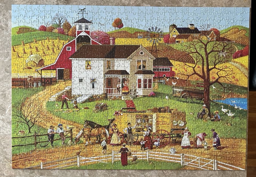 The Travelling Man - Master Pieces puzzle collectible [Barcode 705988720444] - Main Image 3