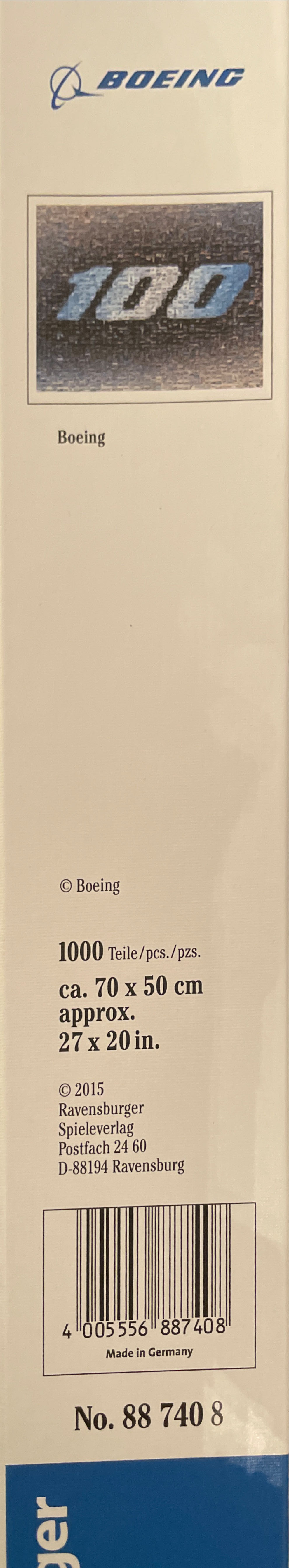 Boeing - Ravensburger puzzle collectible [Barcode 4005556887408] - Main Image 2