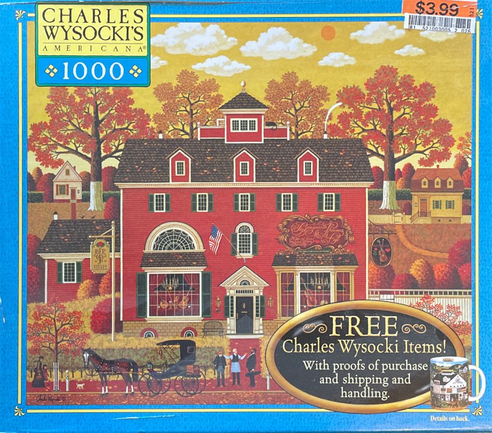 CW - Benjamin’s Musical Tools - Milton Bradley puzzle collectible [Barcode 032244046797] - Main Image 2