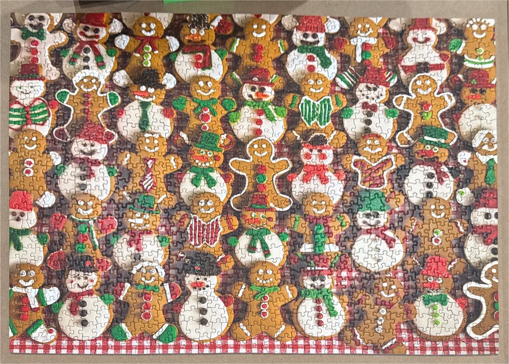 Christmas Bake Sale - FOR SALE OR TRADE - Cobble Hill puzzle collectible [Barcode 625012517645] - Main Image 2