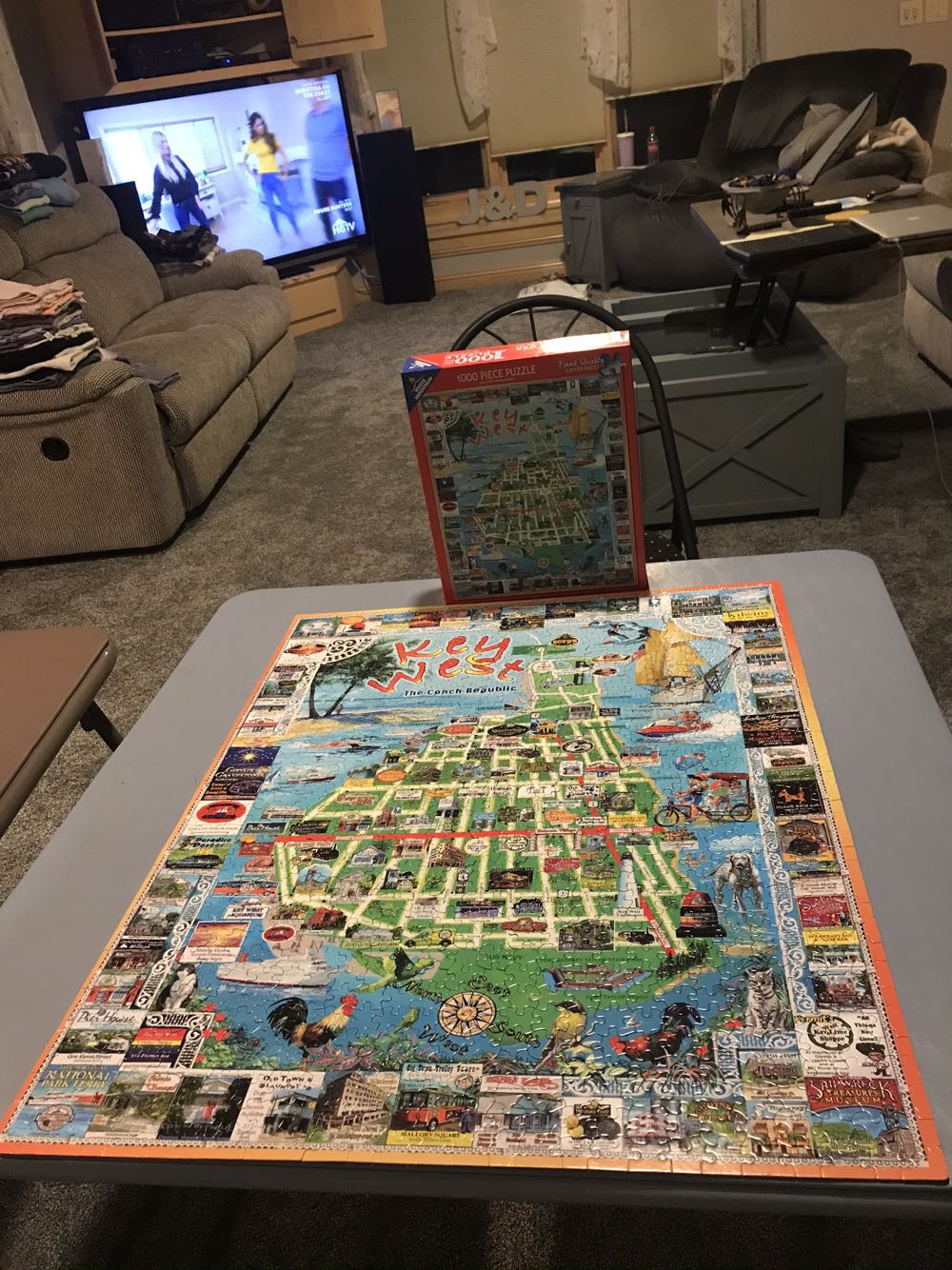 Key West -The Conch Republic*- 36, 8/13/20 - White Mountain puzzle collectible [Barcode 724819254804] - Main Image 2