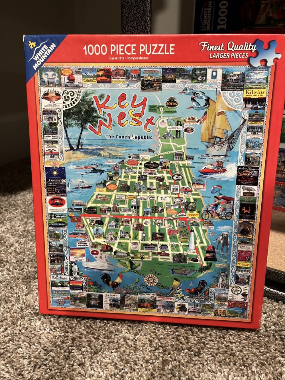Key West -The Conch Republic*- 36, 8/13/20 - White Mountain puzzle collectible [Barcode 724819254804] - Main Image 4